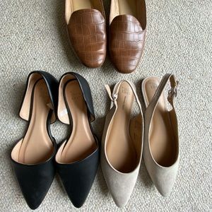 3 Pairs of Flats